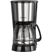 Brandt CAF815X, Filterkaffeemaschine, 1,5 l, Gemahlener Kaffee, 800 W, Schwarz, Edelstahl