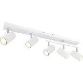 Globo Lighting Strahler Metall weiß, 5x GU10
