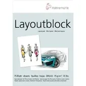 Hahnemuhle Skizzenblock 10625060 Layoutblock, A3, 75 g/m2, weiß, geleimt, 75 Blatt