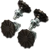 Digitus Nivellierfüße für 482,6 mm (19") Netzwerk- and Serverschränke, Braun, Edelstahl