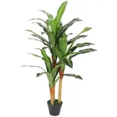 Lex Kunstpflanze 120cm Drachenbaum im Topf Zimmerpflanze Kunstbaum Dekobaum