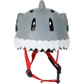 Crazy Safety Fahrradhelm für Kinder | Grauer Hai | | EN1078