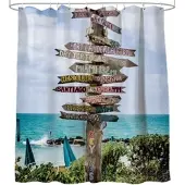 Sanilo Duschvorhang, Polyester, Key West - blau