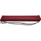 Mendler Ersatz-Bezug für Markise MCW-H27, Vollkassette Ersatzbezug Sonnenschutz 6x3m Acryl bordeaux-rot