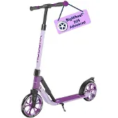 Hudora BigWheel 205 Advanced Scooter - lavender - Komfortabler Aluminium-Roller für bis zu 100kg - höhenverstellbar & zusammenklappbar
