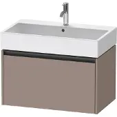 Duravit Ketho.2 Wastafelonderkast 78,4x46x44 cm Mat Basalt