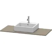 Duravit Konsole XSquare 120x55cm, flan. Gr s-matt, m 1 Ausschn