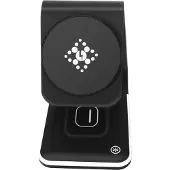 Avizar , MagSafe Ladestation und kabelloses Ladegerät für Apple AirPods und Apple Watch, Schwarz