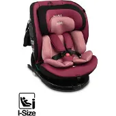 Caretero Autositz Kinder Autokindersitz Mokki, ISOFIX, 40-150cm, Schmutziges Rosa