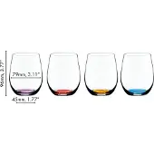 Riedel 5414/88 HAPPY O Gläser 4er Set Vol. 2
