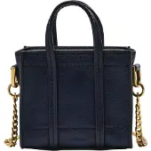 Fossil Umhängetasche Handtasche Carmen Micro Tote Bag Insignia Blue dunkelblau