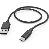 Hama 00201594, 1 m, USB A, USB C, USB 2.0, 0,48 Gbit/s, Schwarz