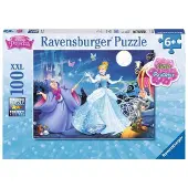 Ravensburger Puzzle 100 Teile - Aschenputtel, mit Glitzer
