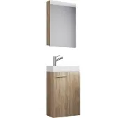 VCM 3-tlg Gäste WC Waschplatz Waschtisch Slito Schrank