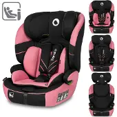 Lionelo Levi One i-Size Autositz, neueste Sicherheitsnorm R129 i-Size, universelle Passform, passt in alle Autos - rosa