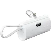 Forcell F-ENERGY Power Plug F5K3, 5000 mAh, Power Delivery, Quick Charge 3.0, 20 W, Weiß
