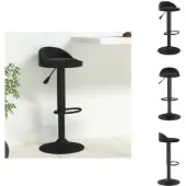 vidaXL Barhocker Schwarz Samt - Barhocker