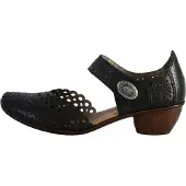 Rieker Spangenschuhe in schwarz, Gr. 37