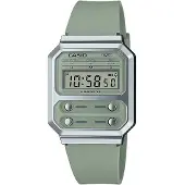 Casio F100 TRIBUTE Uni-Relais - SAGE GREEN (Ø 40 mm)