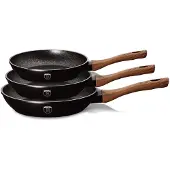 Berlinger Haus Bratpfannenset 3-teilig 20/24/28 cm Ebenholz Palisander BH-1727