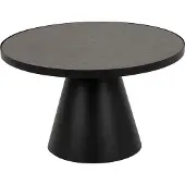Ebuy24 Sun Couchtisch Ø65 cm schwarz.