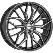Aez 21 Zoll Alufelge porto dark 21"x8.5" 5x112 PCD ET40 57.1mm Felge Antraciet