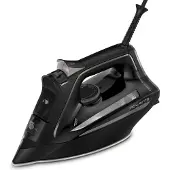Rowenta DW8206D1, Dampfbügeleisen, Mikrodampf 400 HD Laser-Grundplatte, 200 g/min, Schwarz, 50 g/min, Eingebaut