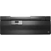 Contour Design Design SliderMouse Pro Extended Handballenauflage aus veganem Leder, Wireless, Optisch, RF Wireless + Bluetooth + USB Type-A, 2800 DPI, Schwarz