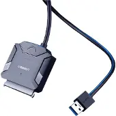 UGREEN 20611, USB 3.0, SATA III, 0,5 m, Schwarz