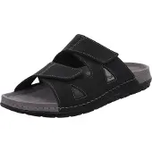 Rohde Herren Pantoletten Clogs Leder Rodigo-H 5914, Größe:41 EU, Farbe:Schwarz