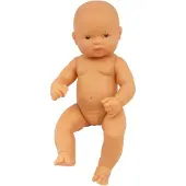 Miniland Europäische Babypuppe Mädchen 32 cm -