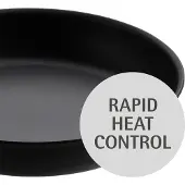 WMF 17.0528.6021, Schwarz, Edelstahl, Edelstahl, Duraquarz, Keramik, Elektro, Gas, Halogen, Induktion, Edelstahl, Deutschland
