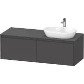 Duravit Ketho.2 Wastafelonderkast 140x55x45,9 cm Mat Grafiet