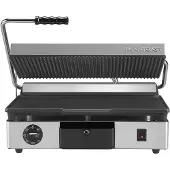 Milan Toast -Große glatt gerippte Gusseisenplatte 220-240 V 2,7 kW