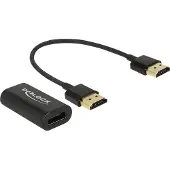 DeLOCK 0.15m, HDMI/VGA, 0,15 m, HDMI, VGA (D-Sub), Männlich, Weiblich, 1920 x 1200 Pixel