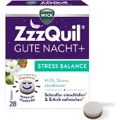 Wick ZzzQuil Gute Nacht+ Stress Balance 28 St Tabletten