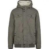 Brandit schlichte Herren Jacke mit Baumwolle Khaki