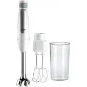 Braun MultiQuick 7 MQ7005B WH, Kochmixer, 1,2 m, 1000 W, Edelstahl, Weiß