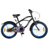 Volare Batman Kinderfahrrad - Jungen - 18 Zoll - Schwarz