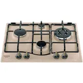 Ariston Hotpoint PCN 640 T (AV) R /HA, Hafer, Integriert, 60 cm, Gaskochfeld, Emailliert, 4 Zone(n)