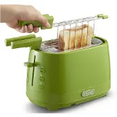 De'Longhi De’Longhi CTLAP2203.GR, 2 Scheibe(n), Grün, Tasten, Niveau, 550 W, 180 mm, 300 mm