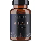 Sapura Shilajit Kapseln | Hochdosiert 500mg Reich an Fulvinsäure & Huminsäure 120 71,5 g Weichkapseln