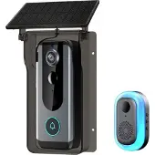 INF Kabellose Smart Video Türklingel mit Regenschutz - HD, Nachtsicht