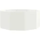 Syfax Pflanzkübel Weiß 90 x 90 x 35 cm Stahl