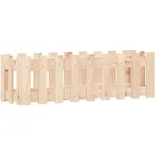 vidaXL Hochbeet Lattenzaun-Design 100x30x30 cm Massivholz Kiefer