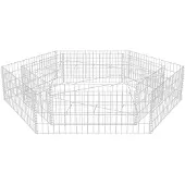 Syfax Sechseckiges Gabionen-Hochbeet 200x173x40 cm
