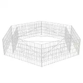 vidaXL "im Sonderangebot" Sechseckiges Gabionen-Hochbeet 200x173x40 cm - DEMöbel1288506