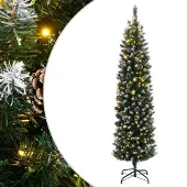 Prolenta Maison Exclusive - Künstlicher Weihnachtsbaum Schlank 300 LEDs 180 cm