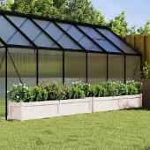 Prolenta Maison Exclusive - Pflanzkübel 2 Stk. Weiß Massivholz Kiefer
