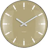 Karlsson - Wanduhr Realista Dome - Grün - 35x35x35cm